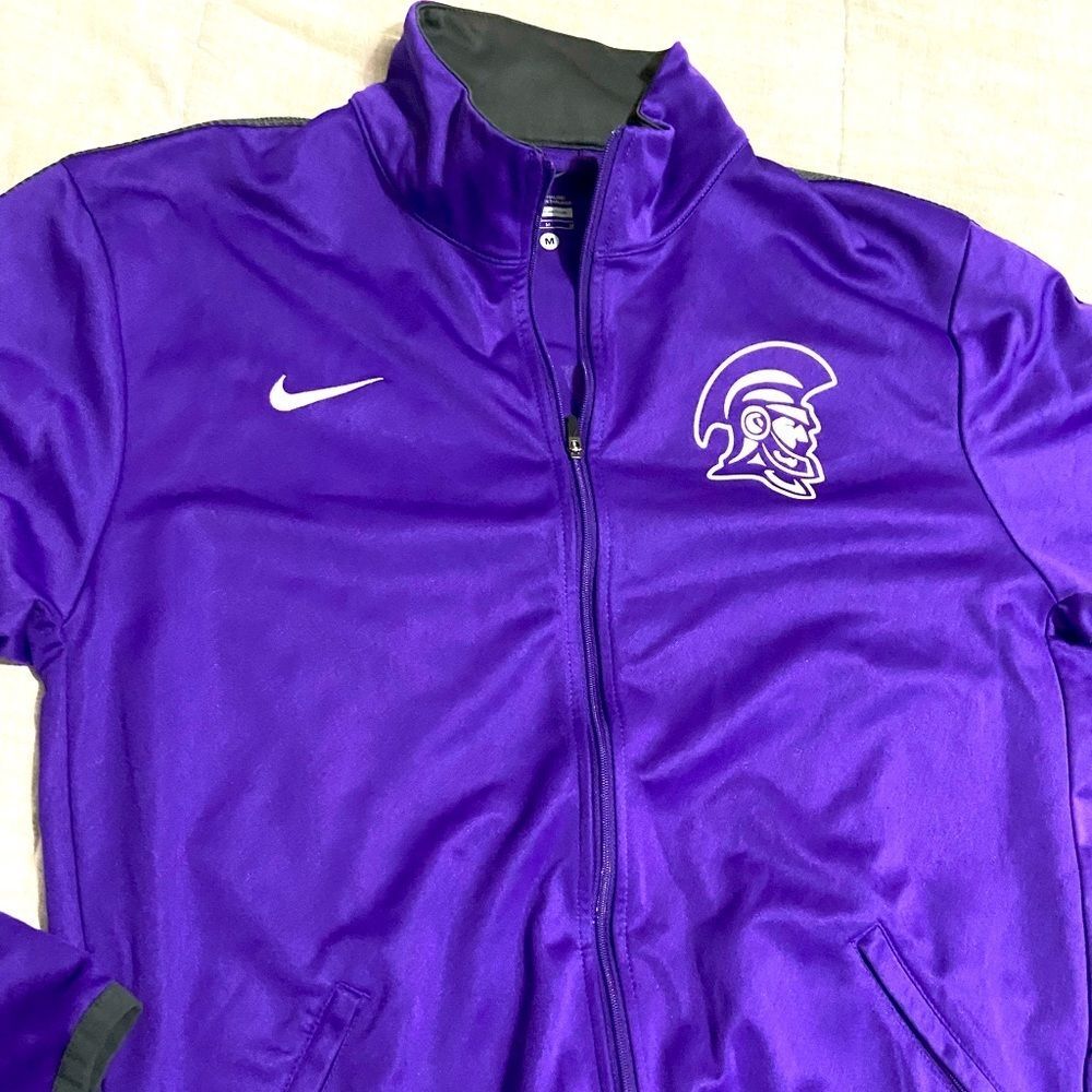 NIKE zip jacket purple